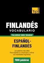 Télécharger le livre :  Vocabulario español-finlandés - 7000 palabras más usadas
