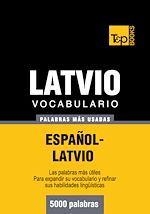 Télécharger le livre :  Vocabulario Español-Latvio - 5000 palabras más usadas