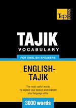 Télécharger le livre :  Tajik vocabulary for English speakers - 3000 words