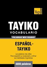 Télécharger le livre :  Vocabulario Español-Tayiko - 5000 palabras más usadas