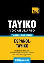 Télécharger le livre :  Vocabulario Español-Tayiko - 3000 palabras más usadas