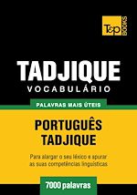 Télécharger le livre :  Vocabulário Português-Tadjique - 7000 palavras mais úteis