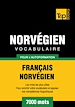 Télécharger le livre :  Vocabulaire Français - Norvégien pour l'autoformation - 7000 mots