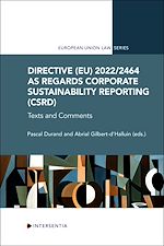 Télécharger le livre :  Directive (EU) 2022/2464 as regards Corporate Sustainability Reporting (CSRD)