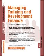 Télécharger le livre :  Managing Training and Development Finance
