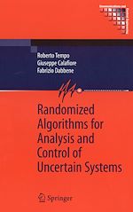 Télécharger le livre :  Randomized Algorithms for Analysis and Control of Uncertain Systems