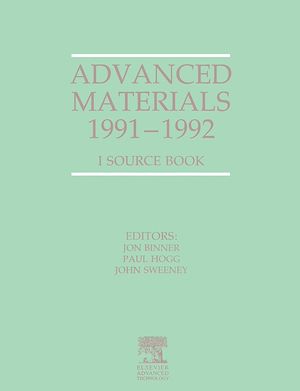 Téléchargez le livre :  Advanced Materials 1991-1992