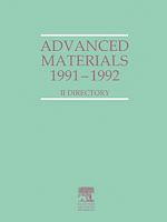 Télécharger le livre :  Advanced Materials 1991-1992