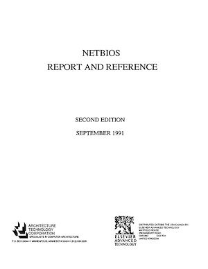 Download the eBook: NETBIOS Report and Reference
