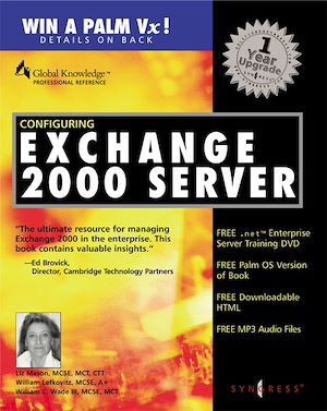 Téléchargez le livre :  configuring exchange server 2000