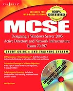 Download this eBook MCSE Designing a Windows Server 2003 Active Directory and Network Infrastructure(Exam 70-297)