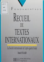 Télécharger le livre :  Recueil de textes internationaux