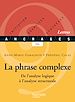 Télécharger le livre :  La phrase complexe - Edition 2002