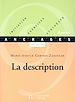 Télécharger le livre :  La description - Edition 2001