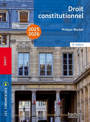 Téléchargez le livre :  Fondamentaux  - Droit constitutionnel 2025-2026