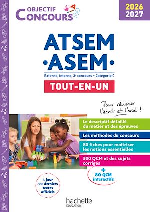 Téléchargez le livre :  Objectif  Concours ATSEM - ASEM 2026-2027: Tout-en-un
