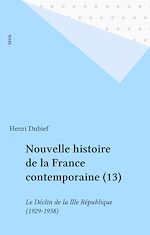 Download this eBook Nouvelle histoire de la France contemporaine (13)