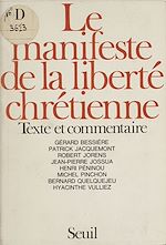 Télécharger le livre :  Le Manifeste de la liberté chrétienne