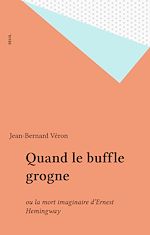 Télécharger le livre :  Quand le buffle grogne