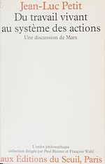 Télécharger le livre :  Du travail vivant au système des actions