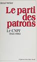 Télécharger le livre :  Le Parti des patrons