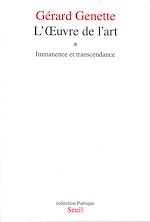 Télécharger le livre :  L'oeuvre de l'art. Immanence et Transcendance