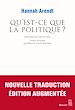 Télécharger le livre :  Qu'est-ce que la politique ?