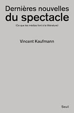 Télécharger le livre :  Dernières nouvelles du spectacle