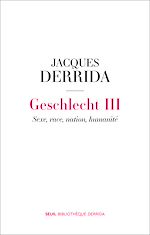 Télécharger le livre :  Geschlecht III - Sexe, race, nation, humanité