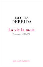 Télécharger le livre :  La vie la mort - Séminaire (1975-1976)