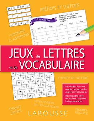 Téléchargez le livre :  Jeux de lettres et de vocabulaire