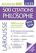 Télécharger le livre :  500 citations incontournables de philosophie