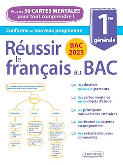 Télécharger le livre :  Bac 2023 - Réussir le français au bac, avec des cartes mentales