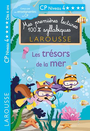 Téléchargez le livre :  Premières lectures syllabiques CP - Niveau 3 Les trésors de la mer