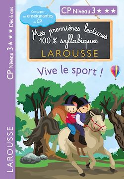 Télécharger le livre :  Premières lectures syllabiques CP Niv 3 - Vive le sport !