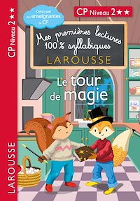 Téléchargez le livre :  Mes premières lectures 100% syllabiques - Niveau 2 - Le tour de magie - Larousse