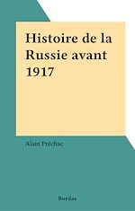 Download this eBook Histoire de la Russie avant 1917