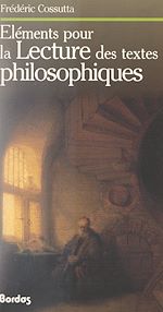 Download this eBook Éléments pour la lecture des textes philosophiques