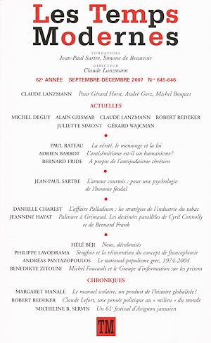 Download the eBook: Les Temps Modernes N° 645