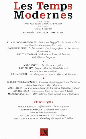 Download the eBook: Les Temps Modernes N° 654