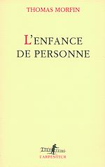 Télécharger le livre :  L'enfance de personne