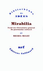 Télécharger le livre :  Mirabilia. Essai sur l'Inventaire général du patrimoine culturel