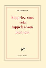 Download this eBook Rappelez-vous cela, rappelez-vous bien tout