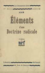Télécharger le livre :  Éléments d'une doctrine radicale