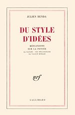 Télécharger le livre :  Du style d'idées. Réflexions sur la pensée, sa nature, ses réalisations, sa valeur morale