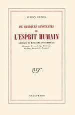 Télécharger le livre :  De quelques constantes de l'esprit humain