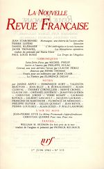 Télécharger le livre :  La Nouvelle Revue Française N° 353