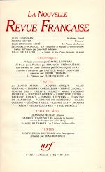 Télécharger le livre :  La Nouvelle Revue Française N° 356
