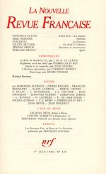 Télécharger le livre :  La Nouvelle Revue Française N° 329