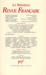 Télécharger le livre :  La Nouvelle Revue Française N° 330